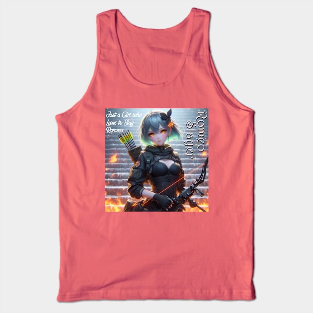 Gamer Girl - Romeo Slayer Tank Top by PlayfulPandaDesigns